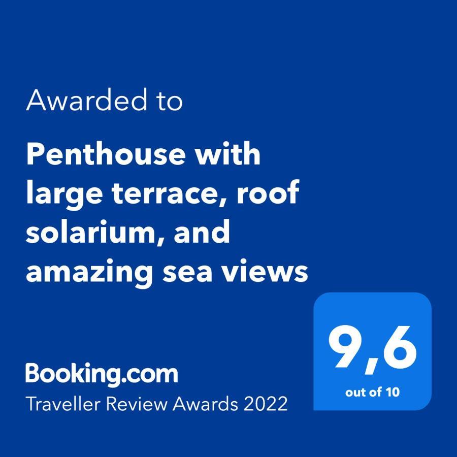 Penthouse With Large Terrace And Roof Solarium, With Amazing Sea Views Apartamento *